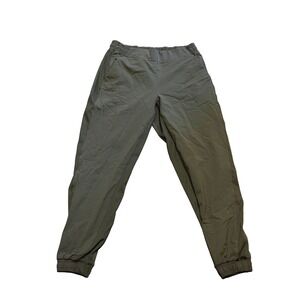 Athleta Textured Brooklyn Jogger Pants Olive Green Womens Size 8